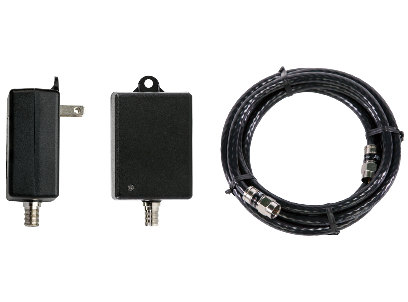 Amplificador de distribución Channel Master para señales de antena y cable  4 puertos Blanco
