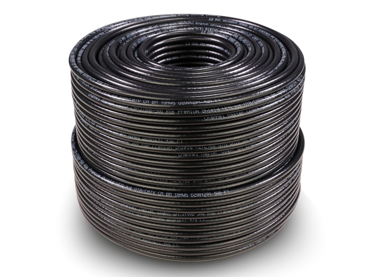 3' Coaxial Cable Black | Channel Master (CM-3701)